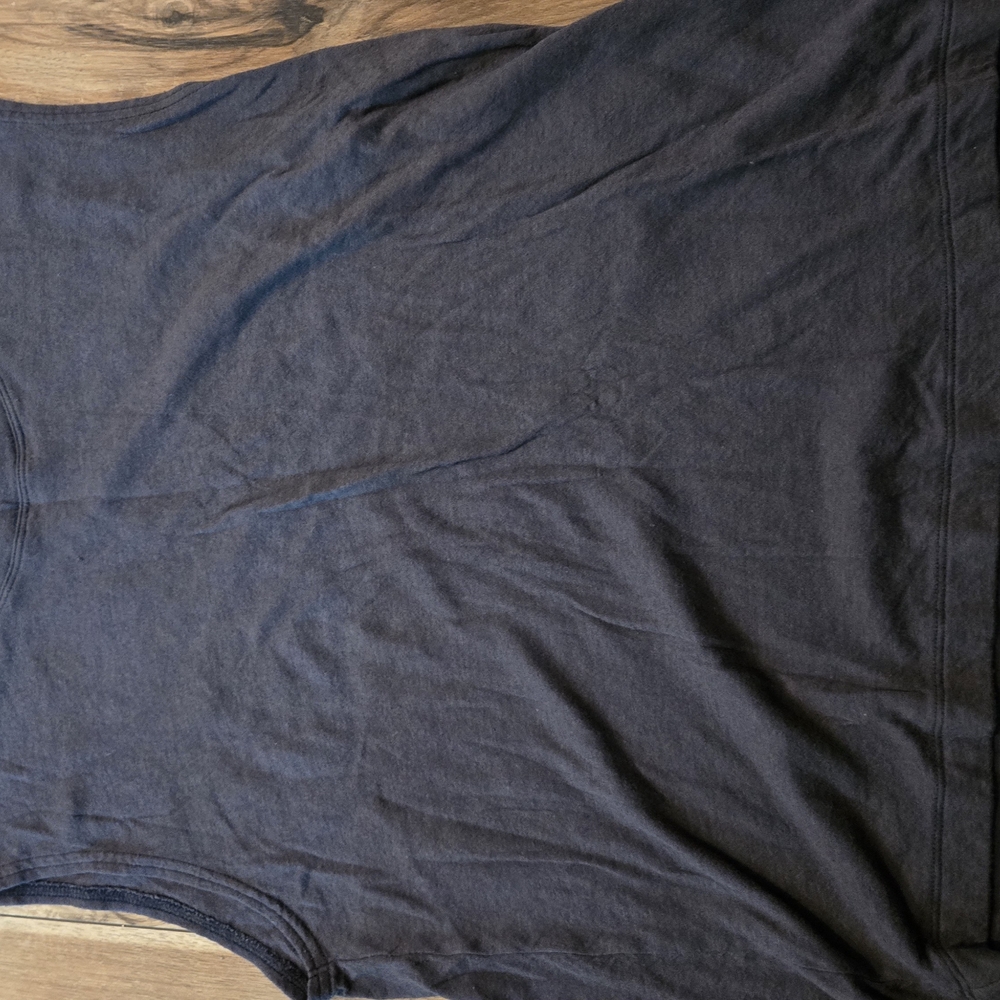 Womens Dark Gray Sleeveless Shirt